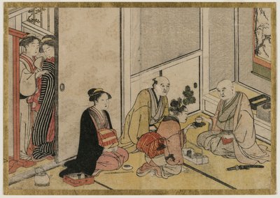 İç Sahne. by Katsukawa Shunsho