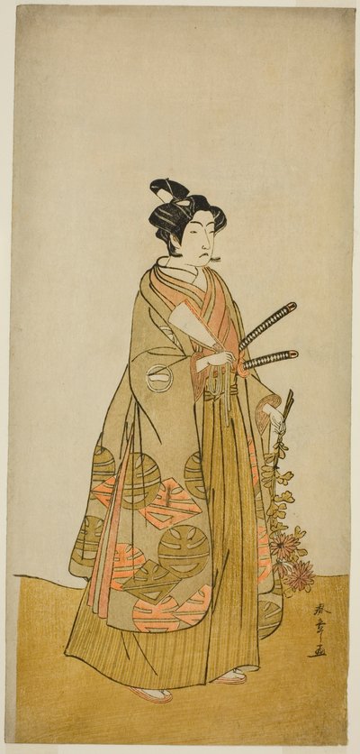 Aktör Ichikawa Monnosuke II Kichisaburo olarak, Oyun Sono Kyodai Fuji no Sugatami
