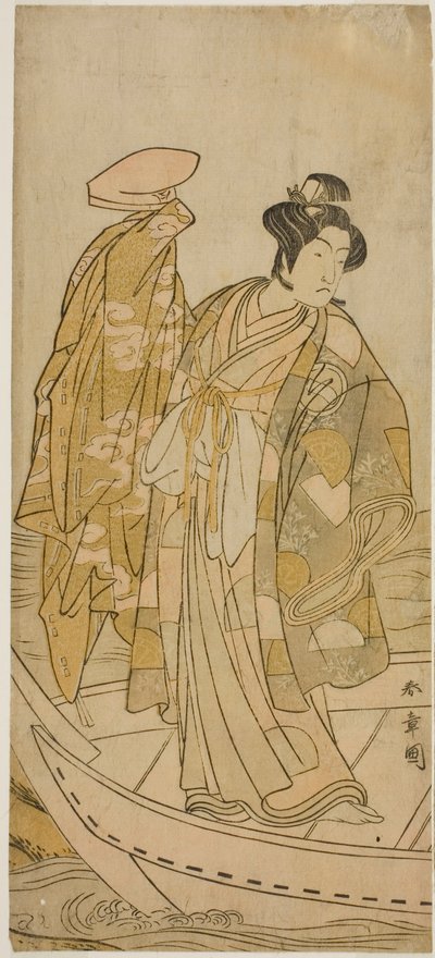 Tee c ve r Ichikawa Gate Sheer Ichikawa s Source Nobu üyesi Tee Py İşitme ama başrolde Iwaya, Performe d Atte Morita Teer üyesi Tee Venth Gate th, 1775 by Katsukawa Shunsho