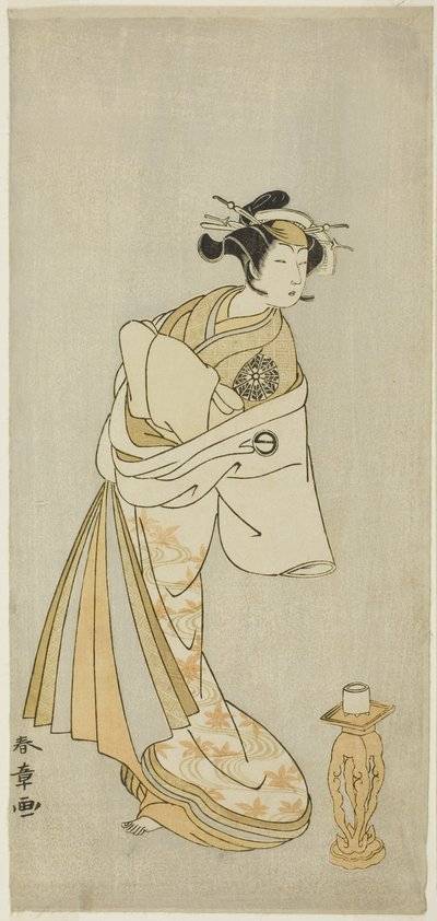 Aktör Nakamura Noshio I, Shosagoto Dans Dizisi "Sono Utsushi-e Matsu ni Kaede"de (Çam ve Akçaağaç Gölge Resmi), Fahişe Takao