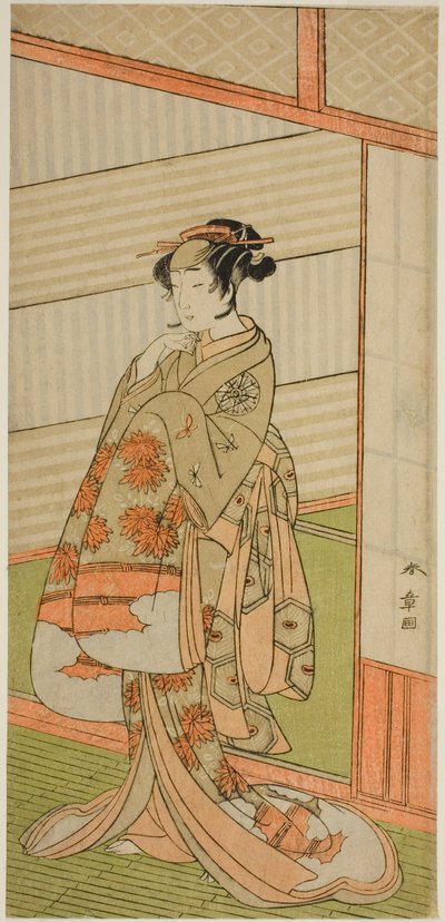 Tanımlanamayan Bir Rolde Aktör Nakamura Noshio I by Katsukawa Shunsho