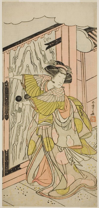 Aktör Nakamura Tomijuro I Play Wada-gassen Onna Maizuru