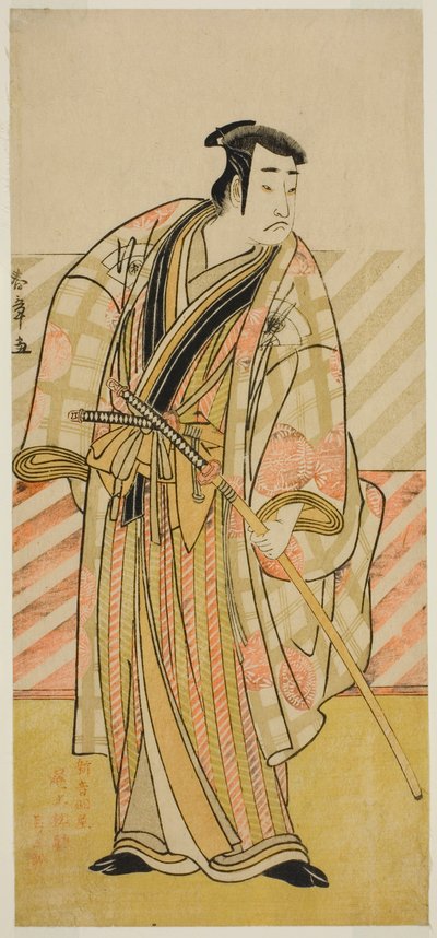 Tanımlanamayan Bir Rolde Aktör Onoe Matsusuke I by Katsukawa Shunsho