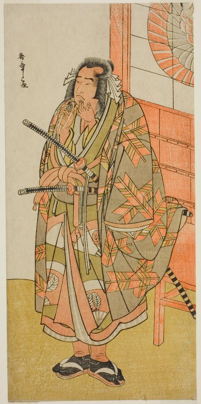 Tanımlanamayan Bir Rolde Aktör Onoe Matsusuke I by Katsukawa Shunsho