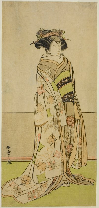Tanımlanamayan Bir Rolde Aktör Segawa Kikunojo III by Katsukawa Shunsho