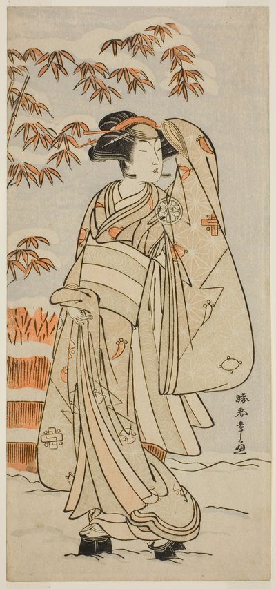 Tanımlanamayan Bir Rolde Aktör Segawa Kikunojo III by Katsukawa Shunsho