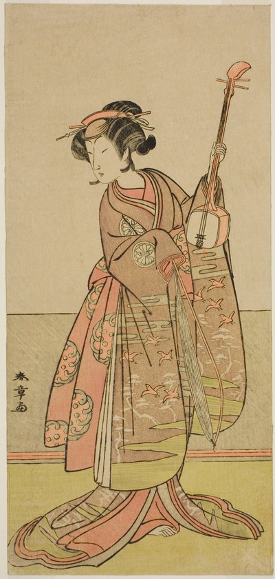 Tanımlanamayan Bir Rolde Aktör Segawa Yujiro I by Katsukawa Shunsho