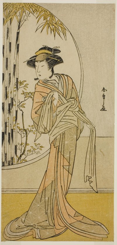 Aktör Tsuneyo II, Kanadehon Chushingura Oyununda Okaru rolünde, Morita Tiyatrosu