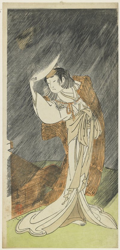 Yamashita Kinsaku ben iyiyim sabah sisi by Katsukawa Shunsho
