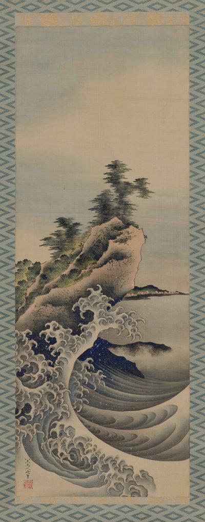 Breaking Waves, Edo dönemi, 1847. by Katsushika Hokusai