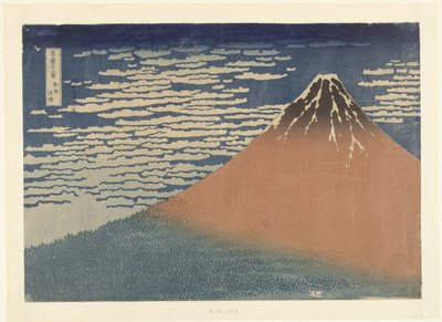 Güney Rüzgarlı Açık Hava by Katsushika Hokusai