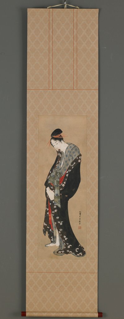 Courtesan, Edo dönemi, yak. 1796-1798. by Katsushika Hokusai