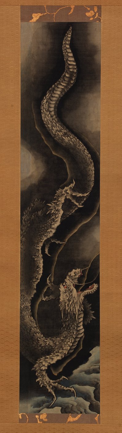 Azalan ejderha by Katsushika Hokusai