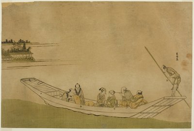 Feribot by Katsushika Hokusai