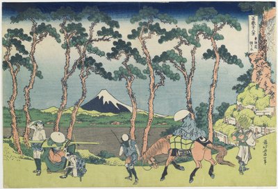 Hogaya Onteto_Kaido_Roa d, 1831-1834 by Katsushika Hokusai