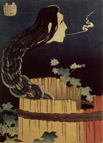 Japon Hayaleti (tahta blok) by Katsushika Hokusai