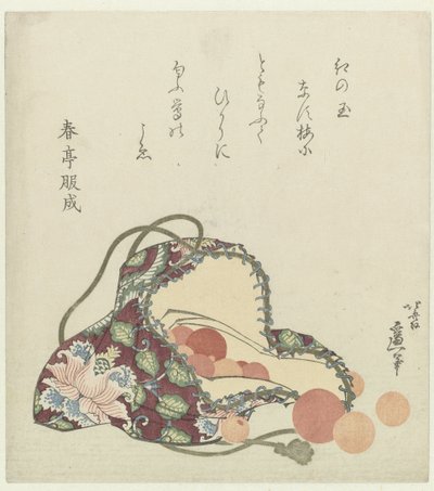 Brokar çantalı kuvars boncuklar by Katsushika Hokusai