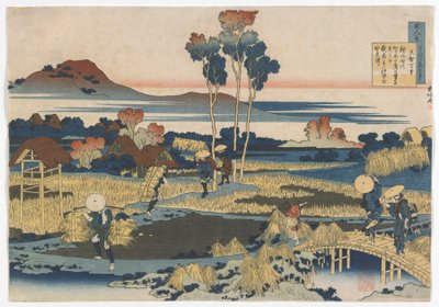 Yüz Şair, Her Biri Bir Şiir, Islak Hemşirenin Açıkladığı Gibi: İmparator Tenji (Tenchi) Edo dönemi, 1835 (renkli tahta baskı) by Katsushika Hokusai