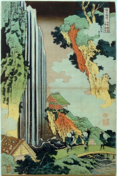 ono şelale by Katsushika Hokusai