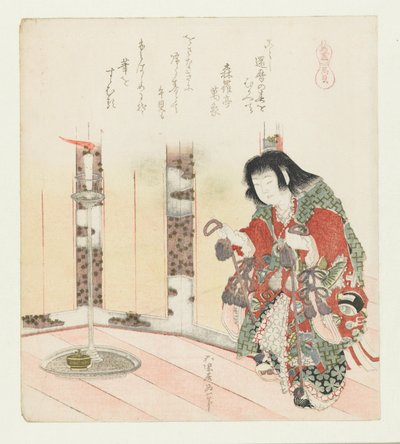 at kabuğu Umagai (nesne üzerindeki başlık) Atlı bir dizi (dizi adı) Umazukushi (nesne üzerinde seri başlığı) by Katsushika Hokusai