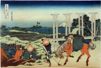 Senju, Musashi Eyaleti by Katsushika Hokusai