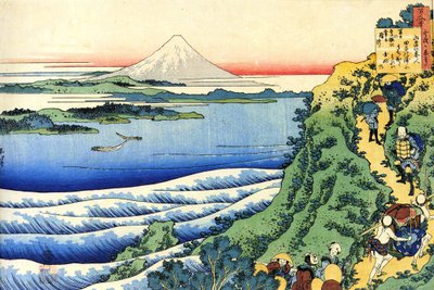Yüz şairin yüz şiir dizisi : ""Yamabe no Akahito"" Katsushika Hokusai