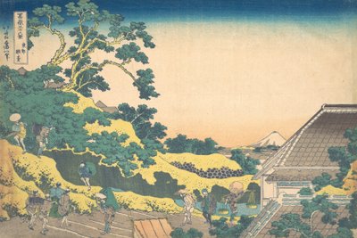 Surugadai in Edo Toto Sundai, diziden Fuji Dağı Fug