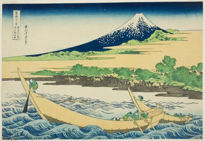 Ejiri yakınlarındaki Tōkaidō (Tōkaidō Ejiri Tagonoura ryakuzu), Fuji Dağı