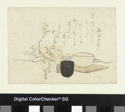 Çay Töreni Gereçleri by Katsushika Hokusai