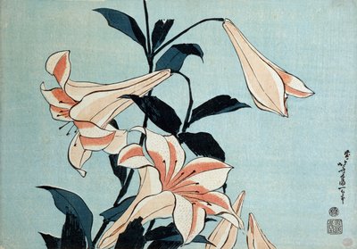 trompet zambak by Katsushika Hokusai