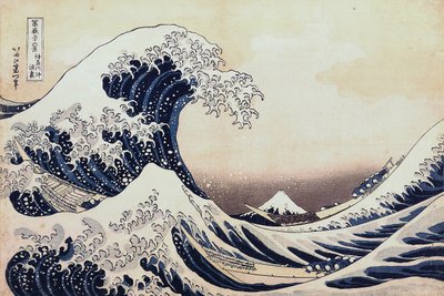 "Kanagawa kapalı Dalga Altında" by Katsushika Hokusai