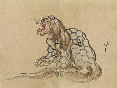 İsimsiz, c. 1890 (kağıt üzerine tahta baskı, mürekkep ve renk) by Katsushika Hokusai