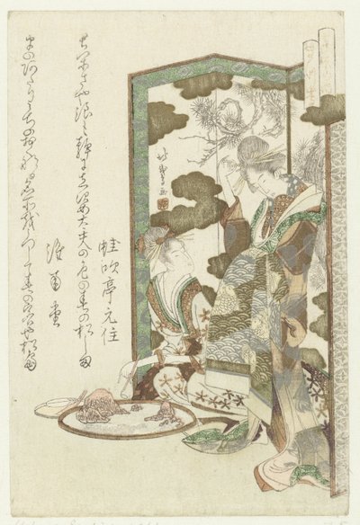 Matsushima Matsushima (nesne üzerindeki başlık) Drie beroemde zichten (dizi başlığı) Sankei no uchi (nesne üzerindeki dizi başlığı) by Katsushika Hôtei Hokuga