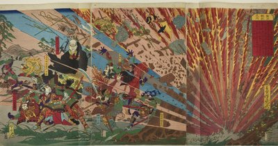 Nanba Savaşı (Nanba senki no uchi) by Kawanabe Kyosai