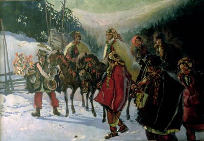 Hucul Düğünü, 1909 by Kazimierz Sichulski