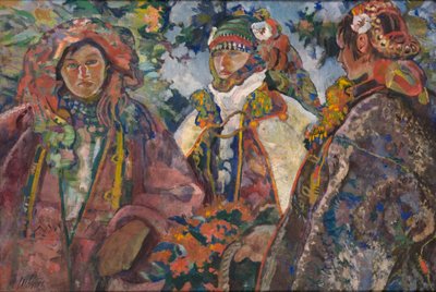 hutsul düğünü by Kazimierz Sichulski