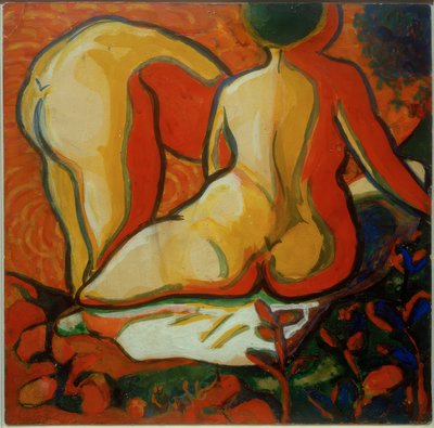 Banyo yapanların arkadan görünüşü by Kazimir Severinovich Malevich
