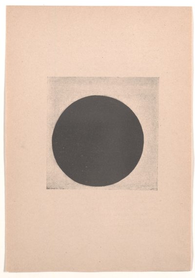 Kara Çember "Kübizm ve Fütürizmden Süprematizme: Resimde Yeni Bir Gerçekçilik" için by Kazimir Severinovich Malevich