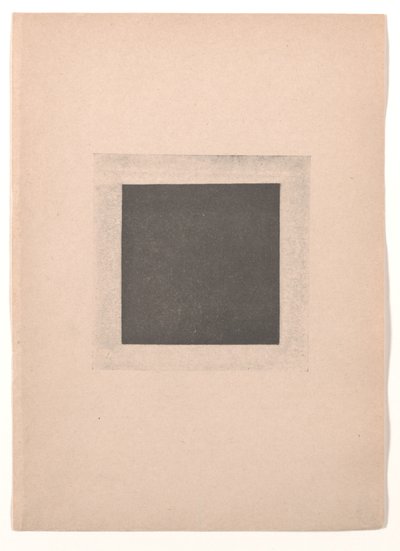 "Kübizm ve Fütürizmden Süprematizme: Resimde Yeni Bir Gerçekçilik" için Siyah Kare by Kazimir Severinovich Malevich