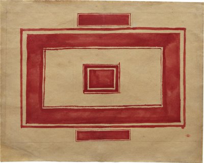 Kızıl Tiyatro, Leningrad için tavan planı by Kazimir Severinovich Malevich