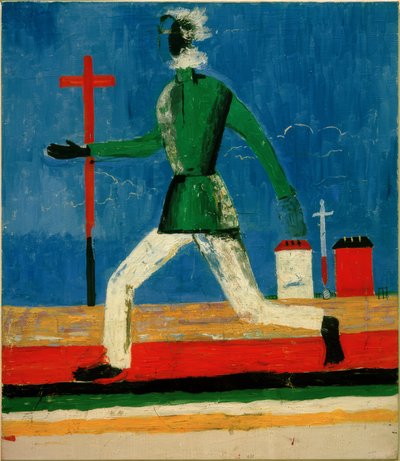 Koşan adam by Kazimir Severinovich Malevich