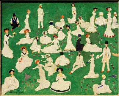 Rast ( silindir şapkalı şirket ) by Kazimir Severinovich Malevich