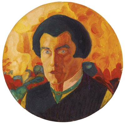 Otoportre 1908-1910 - Peinture de Kasimir Severinovich Malevitch (Malevich, Maleviç) (1878-1935), by Kazimir Severinovich Malevich
