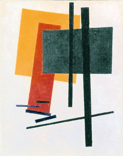 Suprematist Kompozisyon by Kazimir Severinovich Malevich