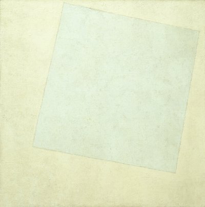 Süprematist Kompozisyon. Beyaz Üzerine Beyaz, 1918 by Kazimir Severinovich Malevich