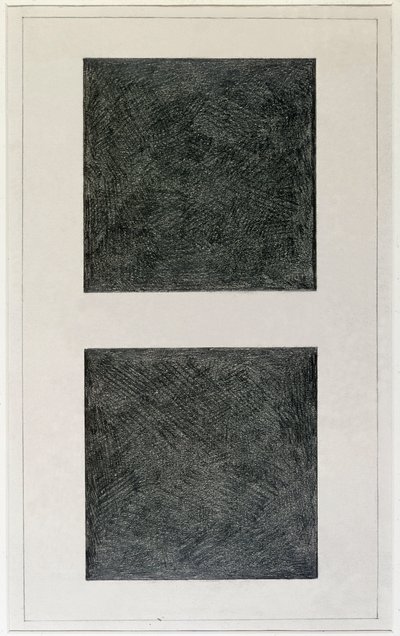 Süprematist unsur: iki kare (tuval üzerine yağlı boya, 20. yüzyıl) by Kazimir Severinovich Malevich