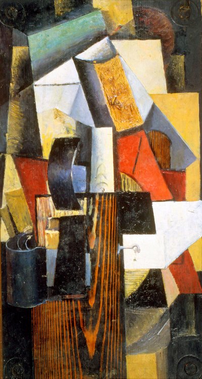 Kesintisiz İstasyon. Kuntsevo, 1913 by Kazimir Severinovich Malevich