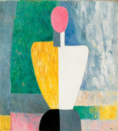 Pembe Yüzlü Gövde Figürü, 1928-1932. by Kazimir Severinovich Malevich