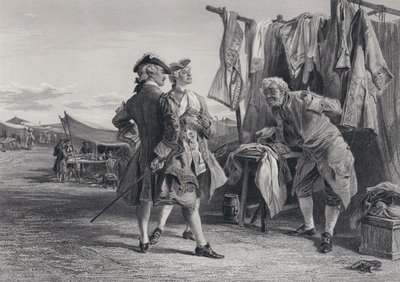 Sir Walter Scott'ın Korsan çizimi (gravür) by Keeley Halswelle