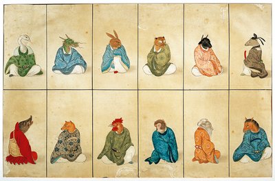 Hayvan Başlı Adamlar, sulu boya by Keiga Kawahara